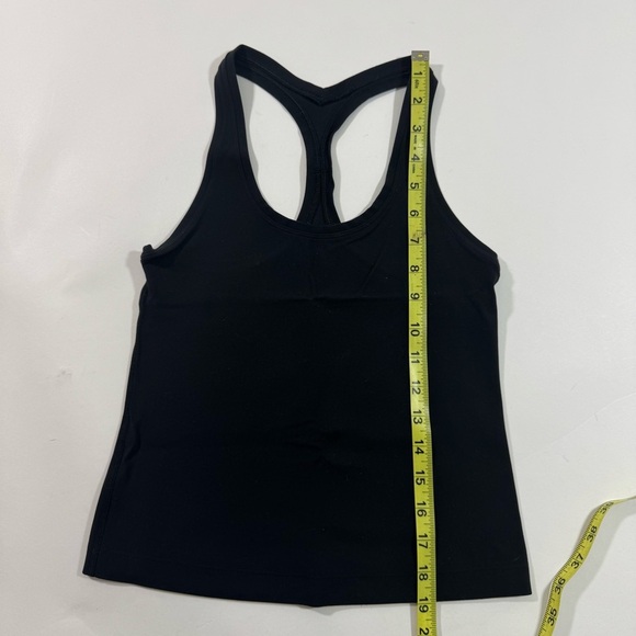 Lululemon Cool Racer Back Tank Top Black Short Length - Picture 3 of 4
